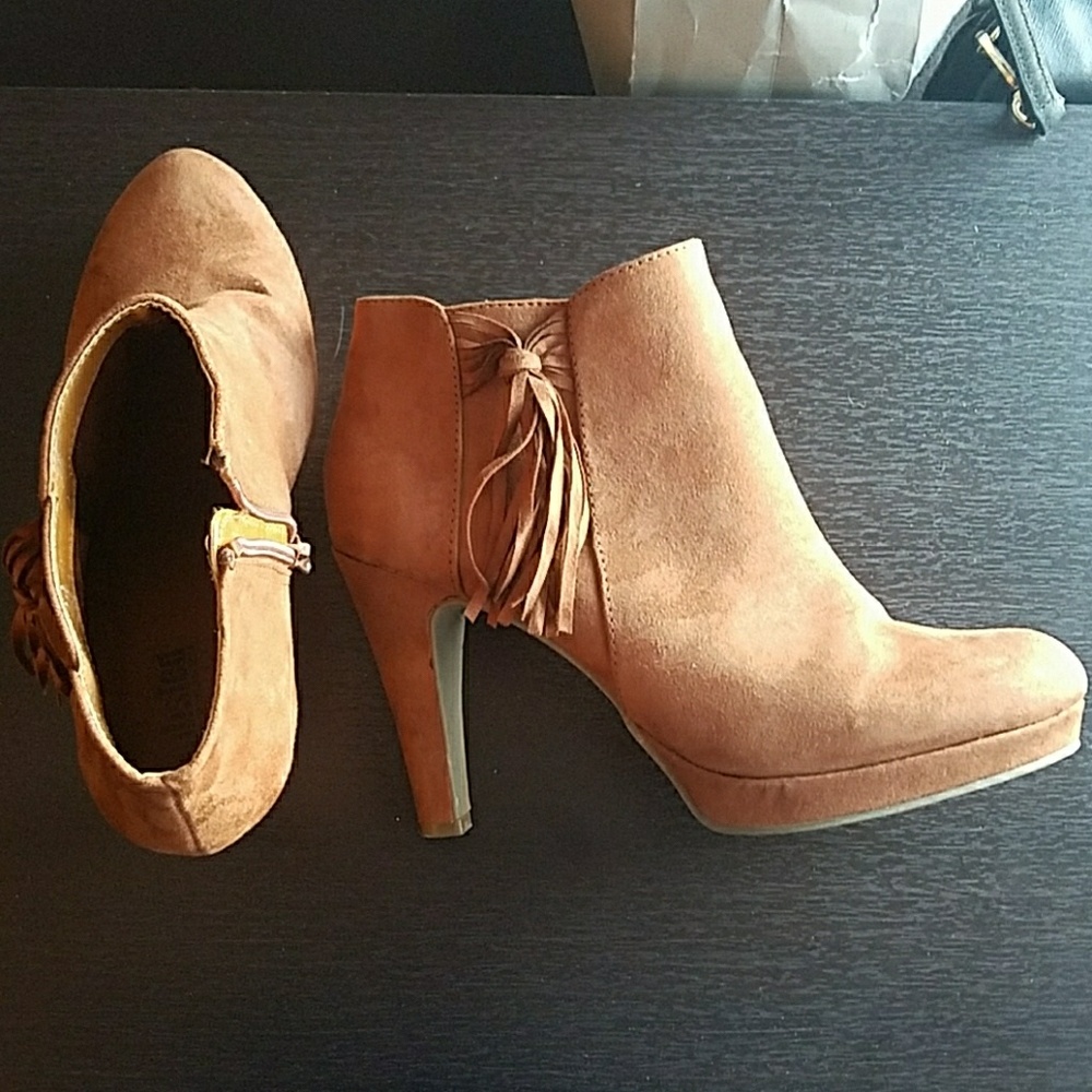 Fringed Booties
